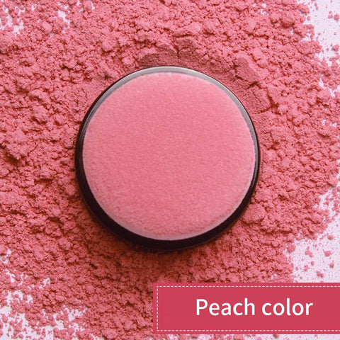 ILISYA Soft Face Blusher Powder Cheek Rouge Nourishing Nude Makeup Brightening Complexion Repair