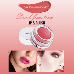 Matte Soft Lipstick Lip balm Blush Makeup Lipstick Cream Face Blusher Cheek Li Cream Blush