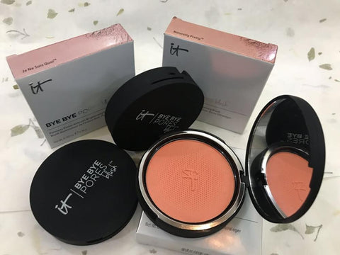 It Bye Bye Pore Blush 2 Color Face Rouge Makeup Cheek Powder Minerals Blusher Palette Naturally It Cosmetics Skin Newest