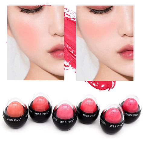 3PCS 6PCS Face Blush Cream Matte Women Face Make Up Cosmetic Cheek Blusher Mineral Blusher Makeup Blush Cream