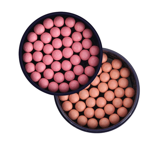 6 Colors Blush Balls Matte Cheek Blush Palette Base Foundation Bronzer Powder Makeup Nude Face Contour Blusher Pearls Cosmetics