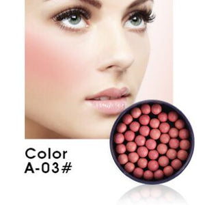 6 Colors Blush Balls Matte Cheek Blush Palette Base Foundation Bronzer Powder Makeup Nude Face Contour Blusher Pearls Cosmetics