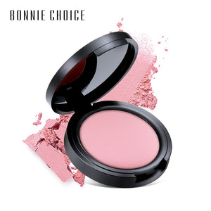 1 Pc Natural Blush Baked Cheek Face Blusher Texture Baked Blush Face Base 6 Colors Mineral Blusher Palette Blush Makeup