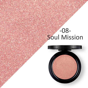 1 Pc Natural Blush Baked Cheek Face Blusher Texture Baked Blush Face Base 6 Colors Mineral Blusher Palette Blush Makeup