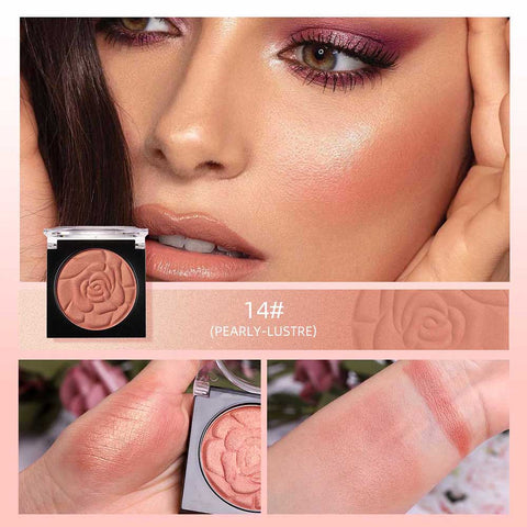 Blush Baked Cheek Face Blusher Texture Baked Blush Face Base Mineral Blusher Palette Blush Makeup 10 Colors Maquillage Facial