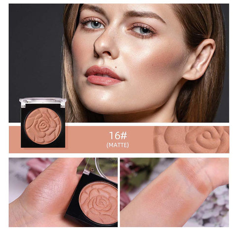 Blush Baked Cheek Face Blusher Texture Baked Blush Face Base Mineral Blusher Palette Blush Makeup 10 Colors Maquillage Facial