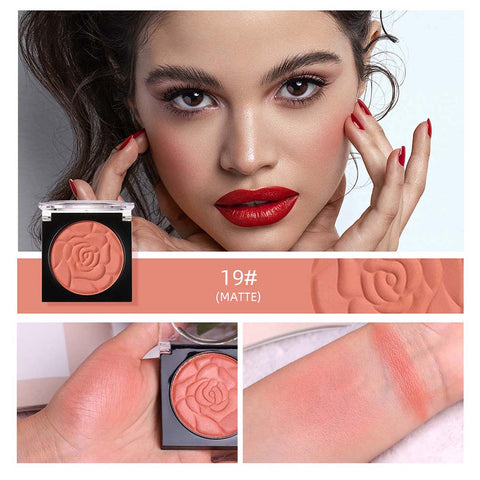 Blush Baked Cheek Face Blusher Texture Baked Blush Face Base Mineral Blusher Palette Blush Makeup 10 Colors Maquillage Facial