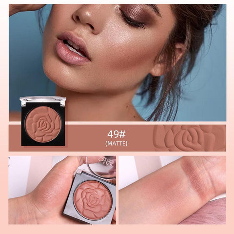 Blush Baked Cheek Face Blusher Texture Baked Blush Face Base Mineral Blusher Palette Blush Makeup 10 Colors Maquillage Facial