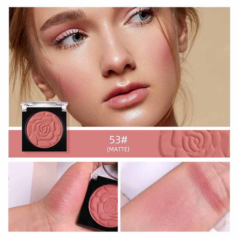 Blush Baked Cheek Face Blusher Texture Baked Blush Face Base Mineral Blusher Palette Blush Makeup 10 Colors Maquillage Facial