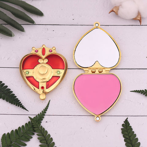 Sailor Moon Blusher Palette Facial Mineral Blush Makeup 6 Colors Cosmic Heart Compact Matte Blusher Powder Rouge Cheek Blusher