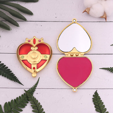 Sailor Moon Blusher Palette Facial Mineral Blush Makeup 6 Colors Cosmic Heart Compact Matte Blusher Powder Rouge Cheek Blusher