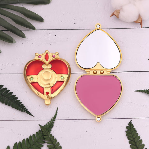 Sailor Moon Blusher Palette Facial Mineral Blush Makeup 6 Colors Cosmic Heart Compact Matte Blusher Powder Rouge Cheek Blusher