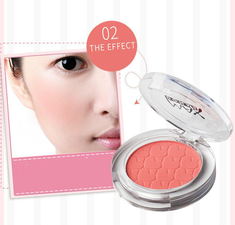 Maxdona 6 color Face Blusher Rouge Makeup Cheek Blusher Powder Minerals Palettes Blusher Palette Natural Blush