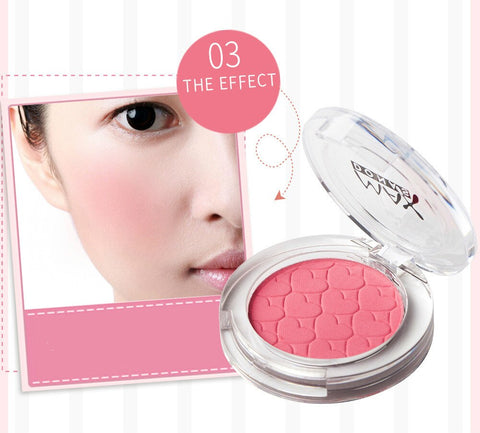 Maxdona 6 color Face Blusher Rouge Makeup Cheek Blusher Powder Minerals Palettes Blusher Palette Natural Blush