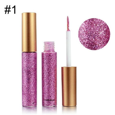 Liquid Eyeshadow Glitter Eye Shadow Pen Waterproof Long Lasting Shimmer  metallic Liner Party Eye Cosmetic Makeup