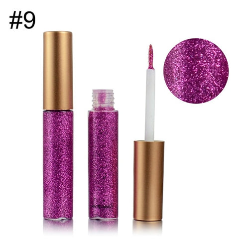 Liquid Eyeshadow Glitter Eye Shadow Pen Waterproof Long Lasting Shimmer  metallic Liner Party Eye Cosmetic Makeup