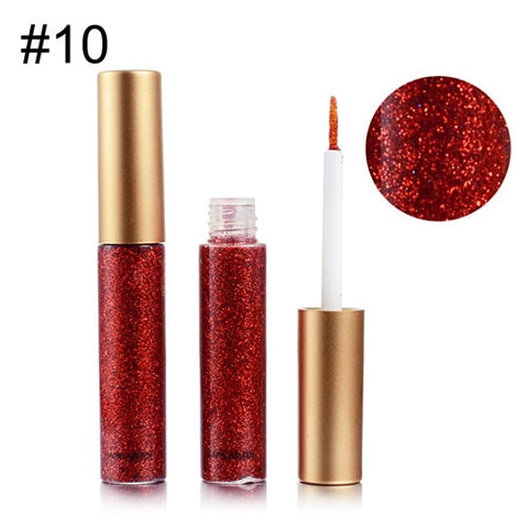 Liquid Eyeshadow Glitter Eye Shadow Pen Waterproof Long Lasting Shimmer  metallic Liner Party Eye Cosmetic Makeup