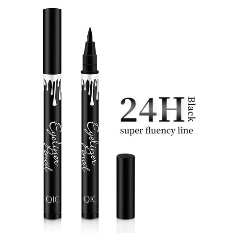 Black waterproof eyeliner pen big eye makeup lasting fluff making soft quick-drying eyeliner beauty tools