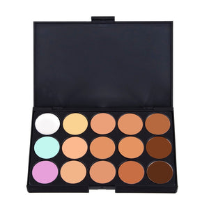 Professional Concealer Palette 15 Color Concealer Facial Face Cream Care Camouflage Makeup base Palettes Cosmetic #C15